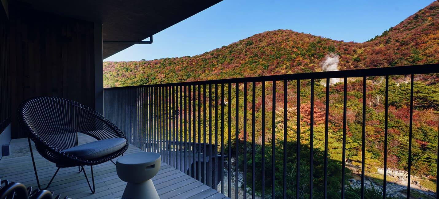 The rich scenery of Unzen