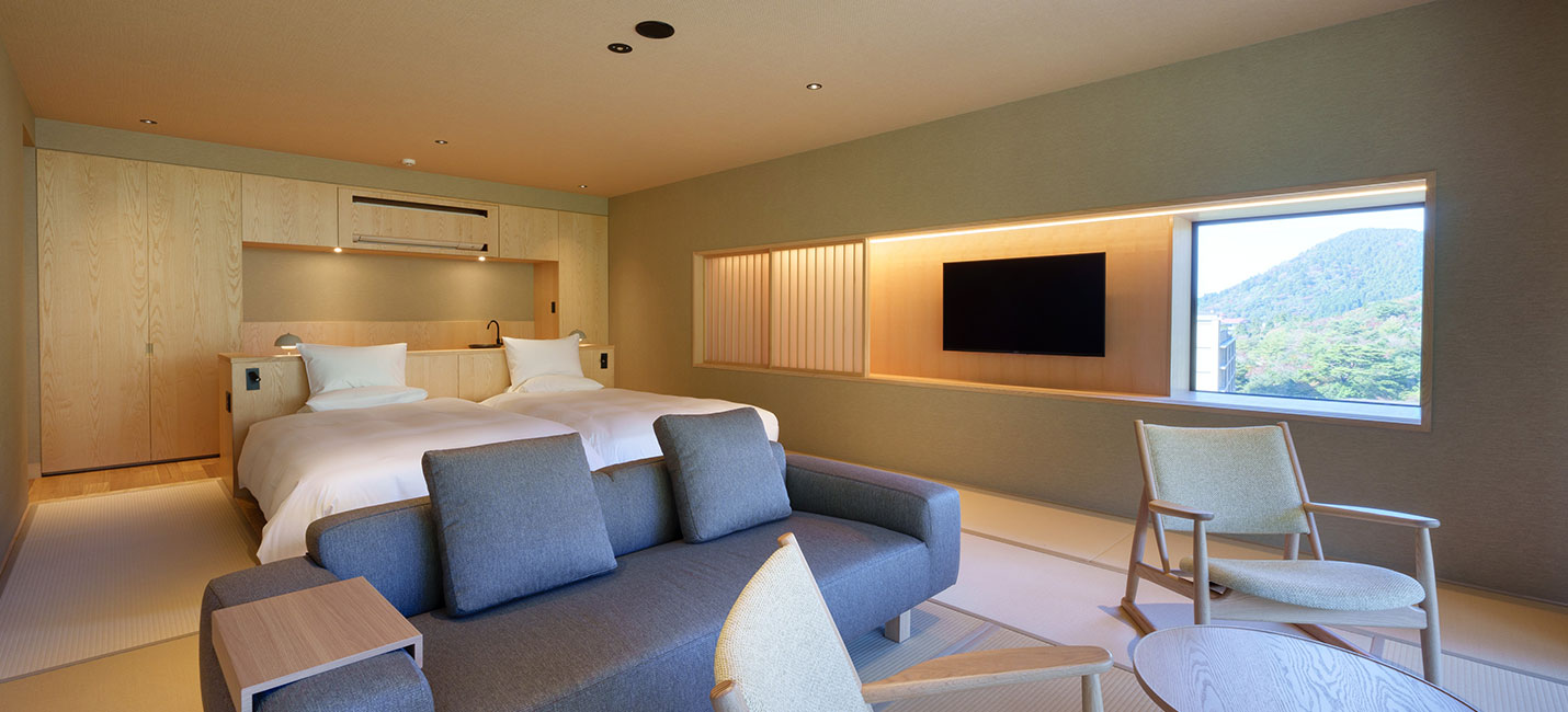 The rich scenery of Unzen